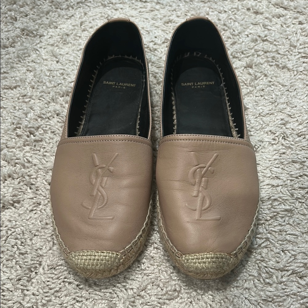Saint Laurent Women's Tan Espadrilles
